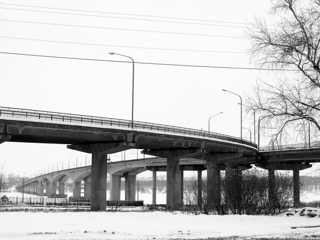Обои картинки фото москт, зима, города, мосты