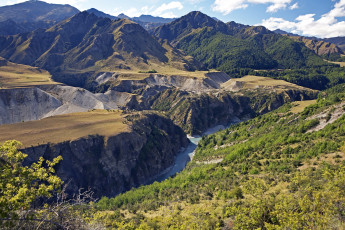 Картинка природа горы new zealand skippers canyon maori