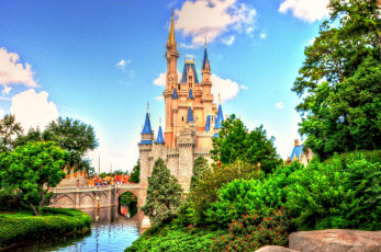 обоя walt, disney, world, orlando, florida, города, диснейленд, замок