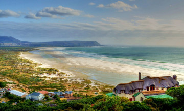 Картинка cape town south africa города кейптаун юар побережье атлантический океан