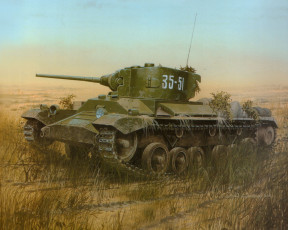 Картинка рисованные армия танк