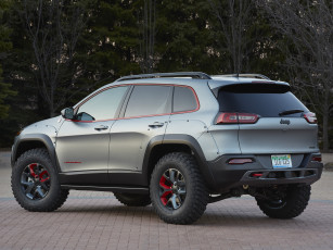 обоя автомобили, jeep, серый, adventurer, cherokee, concept, kl, 2014