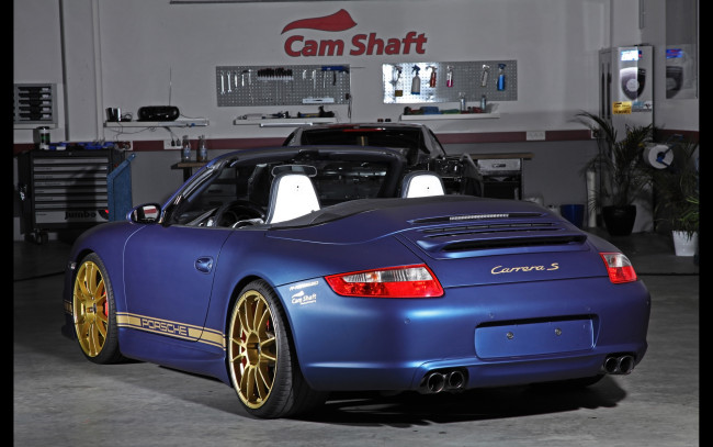 Обои картинки фото 2014-cam-shaft-porsche-997-carrera-cabrio, автомобили, porsche