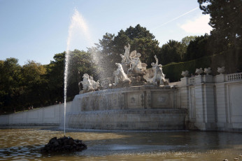 Картинка города -+фонтаны австрия вена фонтан скульптуры
