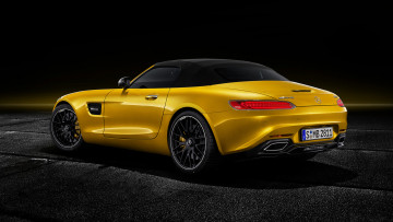 Картинка mercedes-benz+amg+gt+s+roadster+2019 автомобили mercedes-benz gt amg s roadster 2019 жёлтый