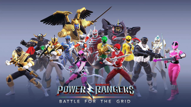 Обои картинки фото видео игры, power rangers,  battle for the grid, персонажи