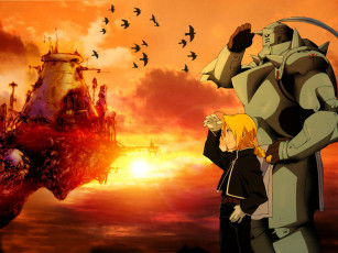 обоя аниме, fullmetal, alchemist