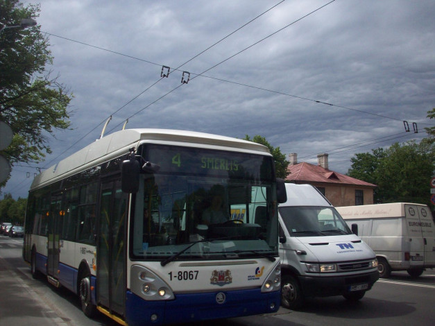 Обои картинки фото рижский, троллейбус, техника, троллейбусы
