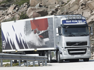 Картинка volvo fh 500 6x2 ocean race автомобили trucks