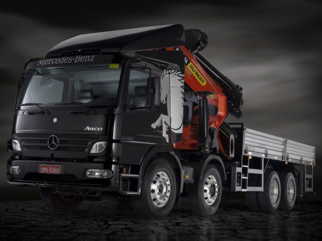 Обои картинки фото mercedes, benz, atego, 2428, 8x2, автомобили, trucks