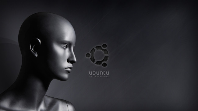 Обои картинки фото компьютеры, ubuntu, linux, лицо, эмблема