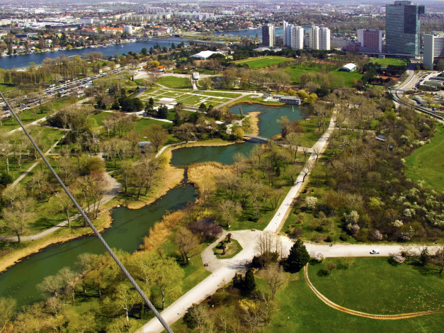 Обои картинки фото города, вена, австрия, панорама