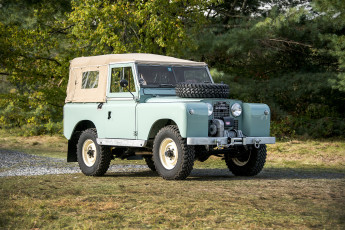 обоя land rover series ii, автомобили, land-rover, автопробег, выставка, автошоу