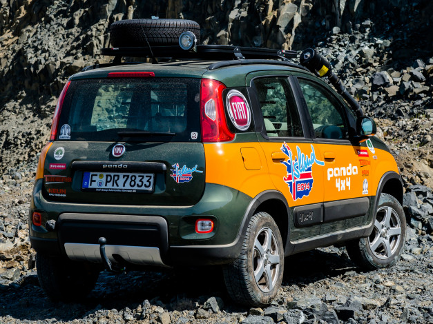 Обои картинки фото автомобили, fiat, island-tour, 319, 2014г, 4x4, panda