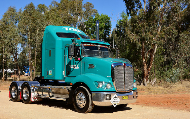 Обои картинки фото kenworth, автомобили, грузовик, тяжелый, тягач, седельный