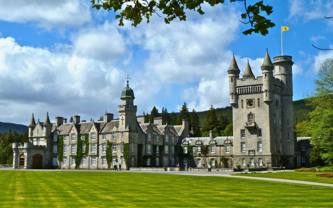 Обои картинки фото balmoral castle, scotland, города, замки англии, balmoral, castle