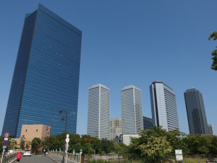 обоя osaka business park, города, осака , япония, осака, офис, здание