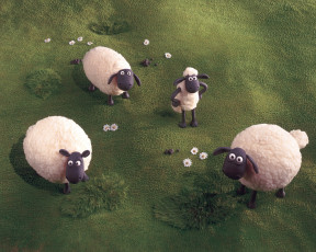 Картинка мультфильмы shaun the sheep