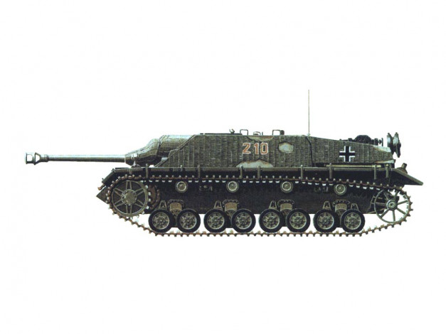 Обои картинки фото jagdpanzer, iv, техника, военная