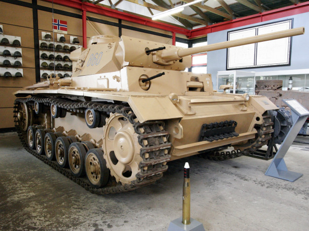 Обои картинки фото средний, танк, pzkpfw, iii, техника, военная