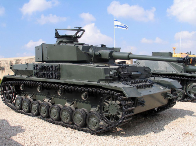 Обои картинки фото средний, танк, pzkpfw, iv, ausf, техника, военная