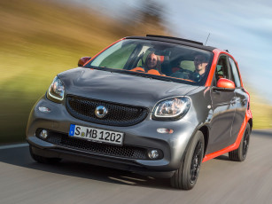 обоя автомобили, smart, 2014г, w453, edition, -1, forfour