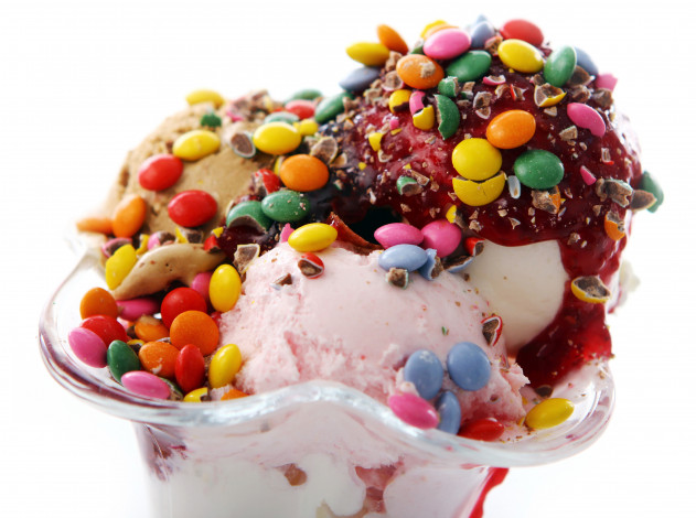 Обои картинки фото еда, мороженое,  десерты, конфеты