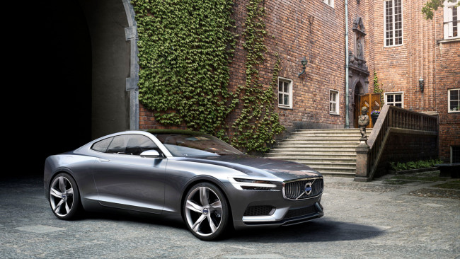 Обои картинки фото volvo coupe concept 2013, автомобили, volvo, concept, coupe, 2013