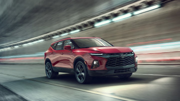 Картинка 2019+chevrolet+blazer+rs автомобили chevrolet красный кроссовер шевроле 2019 rs blazer