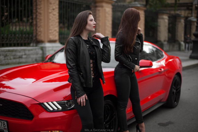 Обои картинки фото автомобили, -авто с девушками, авто, девушки