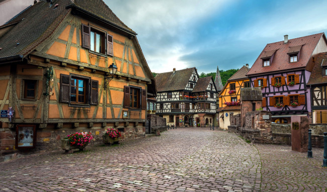 Обои картинки фото kaysersberg, france, города, - улицы,  площади,  набережные