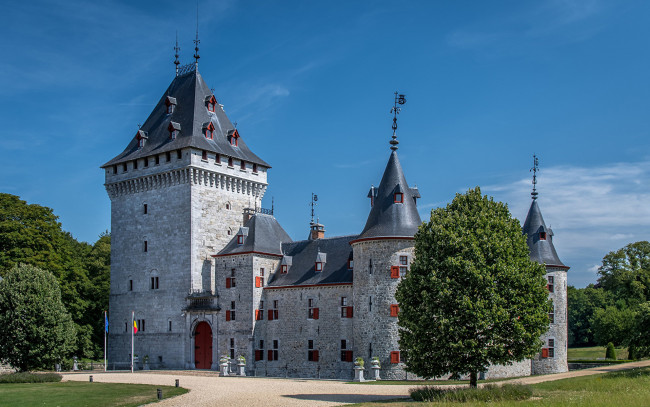 Обои картинки фото jemeppe castle, belgium, города, замки бельгии, jemeppe, castle