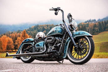 обоя харлей, мотоциклы, harley-davidson, мотоцикл, байк, thunderbike, customs
