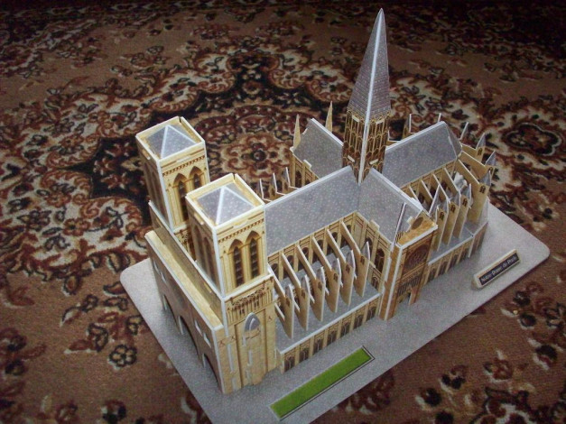 Обои картинки фото собор, парижской, богоматери, разное, ремесла, поделки, рукоделие