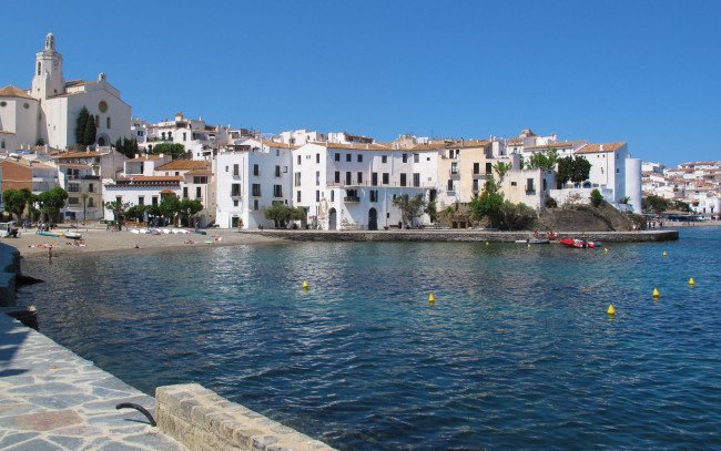 Обои картинки фото города, улицы, площади, набережные, набережная, cadaques, spain, costa brava