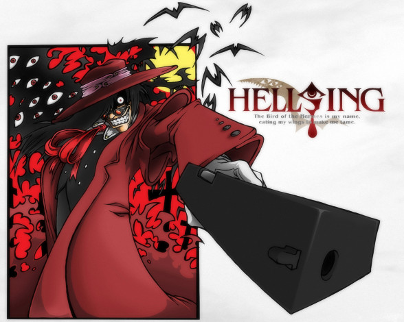 Обои картинки фото аниме, hellsing, alucard, алукард, вампир