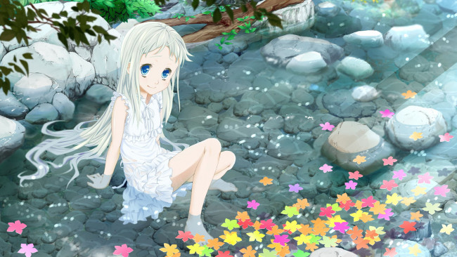 Обои картинки фото аниме, anohana