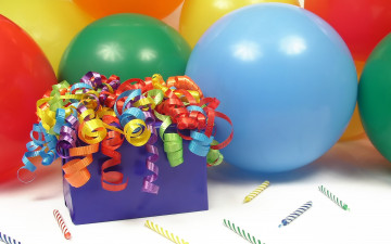 Картинка праздничные день+рождения фон шары