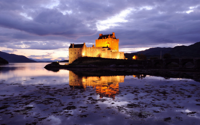 Обои картинки фото eilean donan castle, города, замок эйлен-донан , шотландия, eilean, donan, castle