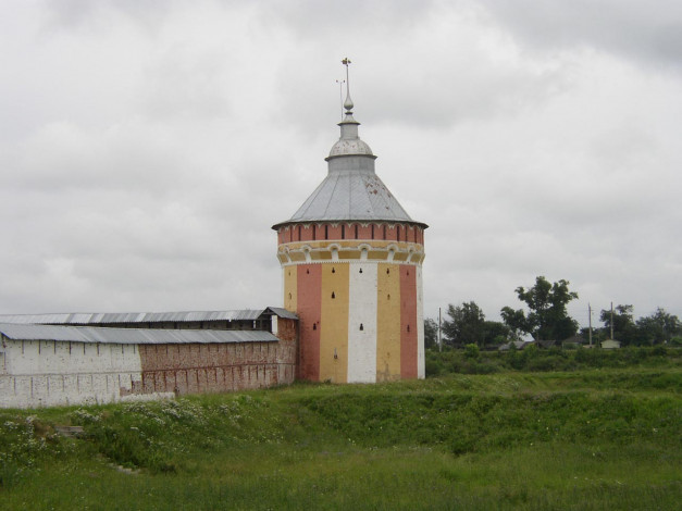 Обои картинки фото башня, вологодского, кремля, города