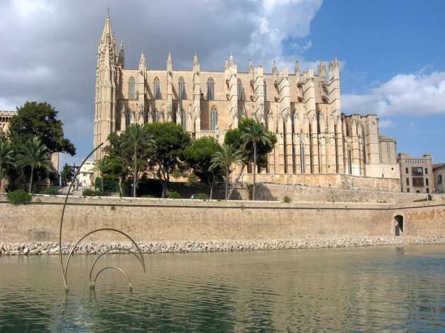 Обои картинки фото города, католические, соборы, костелы, аббатства, palma de mallorca, spain