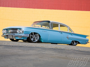 Картинка 1960 chevy bel air автомобили chevrolet