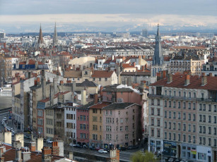 Картинка lyon france города панорамы