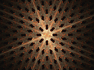 Картинка 3д графика fractal фракталы тёмный абстракция узор цвета