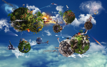 Картинка разное компьютерный дизайн планеты
