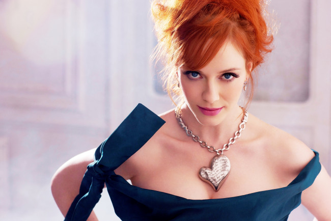 Обои картинки фото Christina Hendricks, девушки, актриса