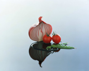 Картинка еда овощи лук помидор томаты