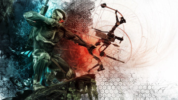 Картинка видео игры crysis стрела лук