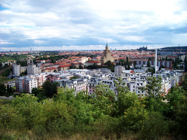 Обои картинки фото города, прага, Чехия, дома