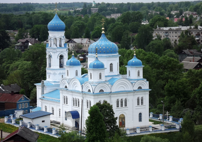 Обои картинки фото торжок, россия, города, православные, церкви, монастыри, церковь